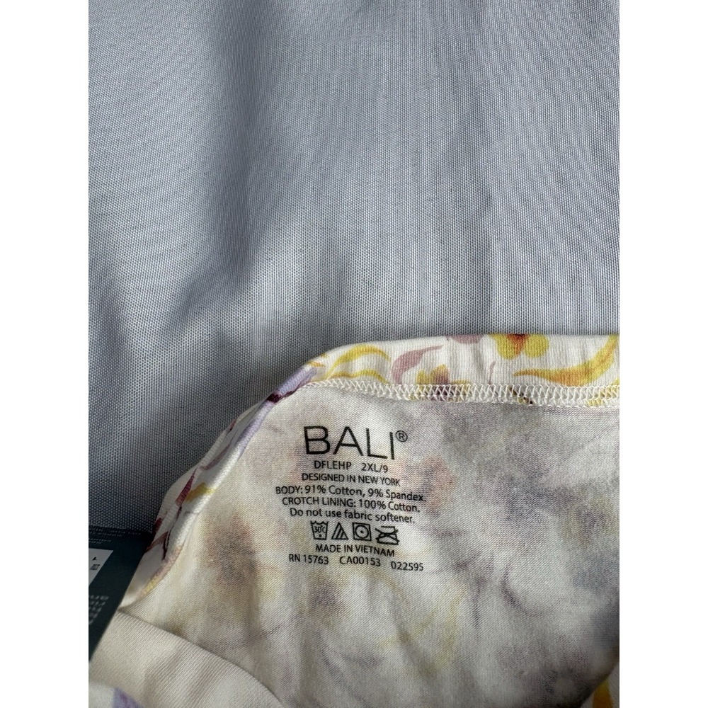 NEW Bali Breathable Cotton Hipster Panty DFLEHP Women's Size 2xlarge 2 Pair - Picture 7 of 10